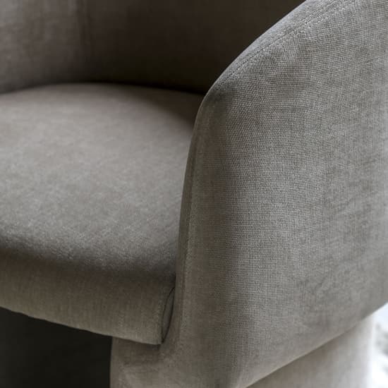 Hannover Fabric Dining Chair In Cream_4