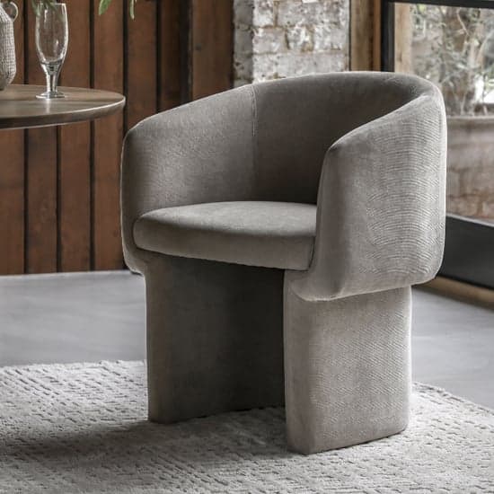 Hannover Fabric Dining Chair In Cream_5