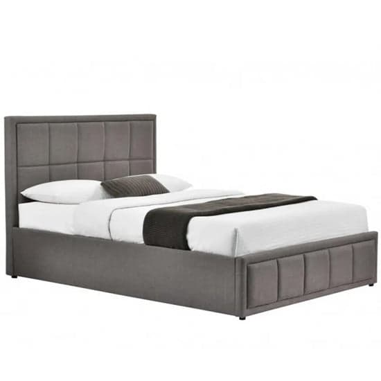 Hanover Fabric Ottoman Double Bed In Grey_3