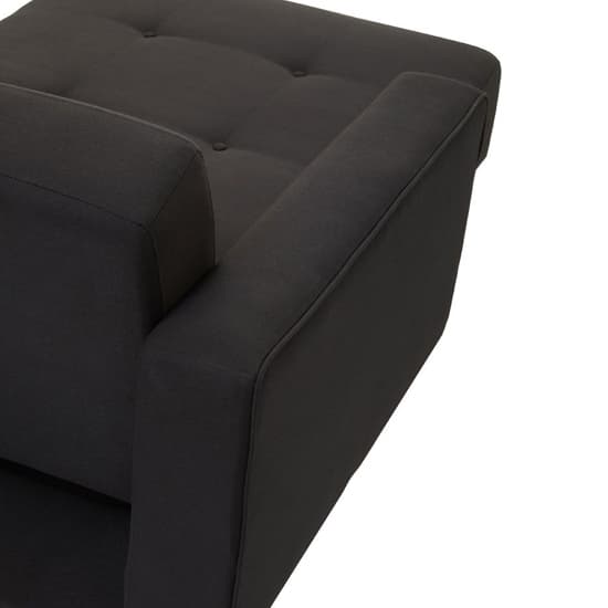 Hansa Large Velvet Corner Sofa In Black_10