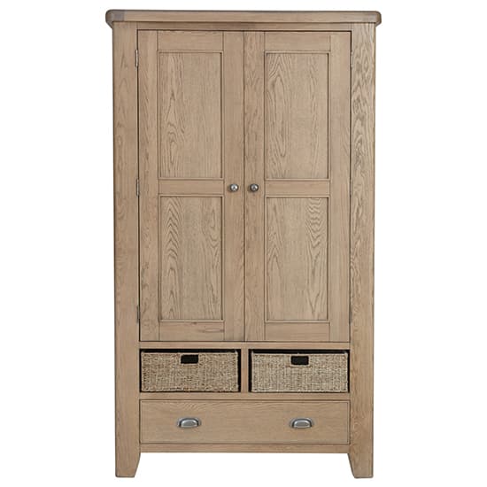 Hants Wooden 2 Doors And 1 Drawer Storage Cabinet In Smoked Oak_3
