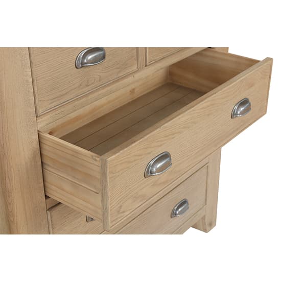 Hants Wooden Chest Of 5 Drawers In Smoked Oak_5