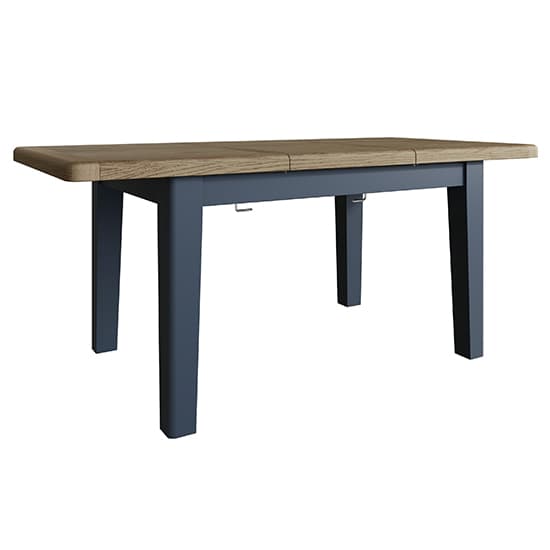 Hants Extending Wooden 130cm Dining Table In Blue_3