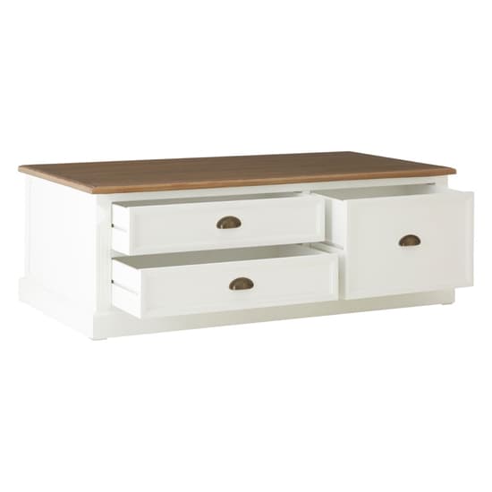 Hardtik Low Wooden Coffee Table In Natural And White_3