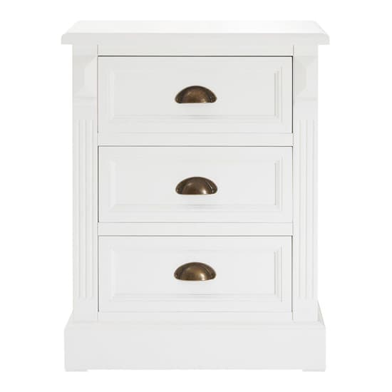 Hardtik Wooden Chest Of 3 Drawers In White_3