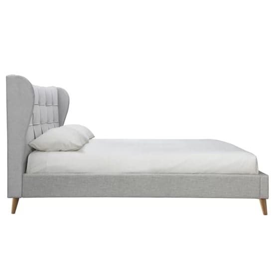 Harpers Fabric King Size Bed In Dove Grey_4