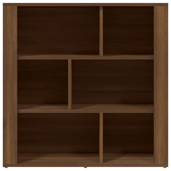 Harris Wooden Bookcase With 6 Shelves In Brown Oak_3