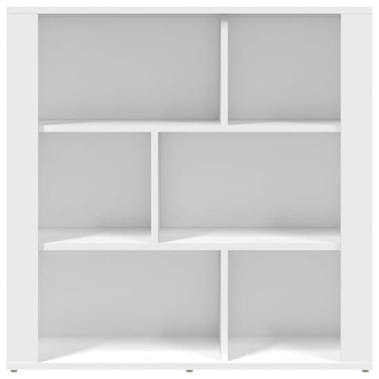 Harris Wooden Bookcase With 6 Shelves In White_3