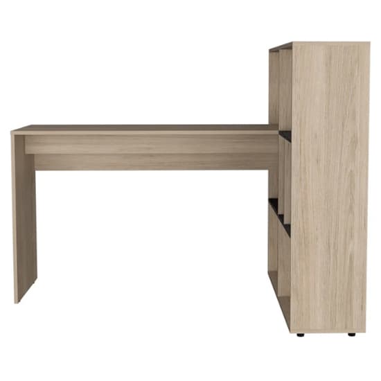 Heswall Wooden Corner Laptop Desk In Oak And Carbon Grey_3