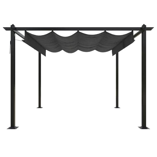 Havro 3m x 3m Garden Gazebo With Retractable Roof In Anthracite_3