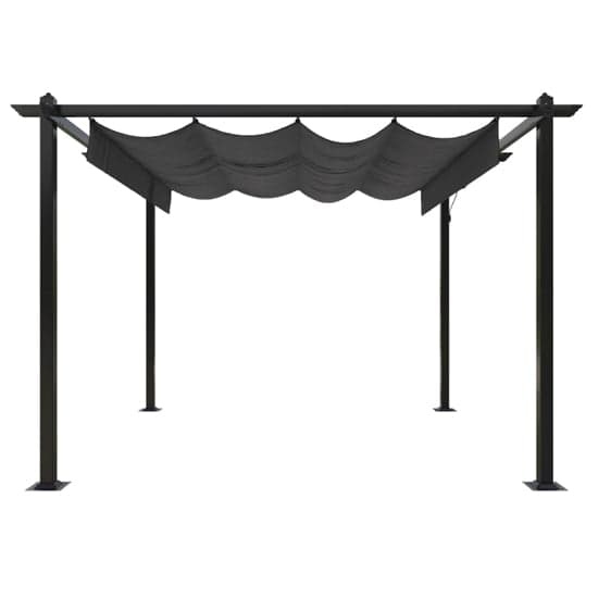 Havro 3m x 3m Garden Gazebo With Retractable Roof In Anthracite_5