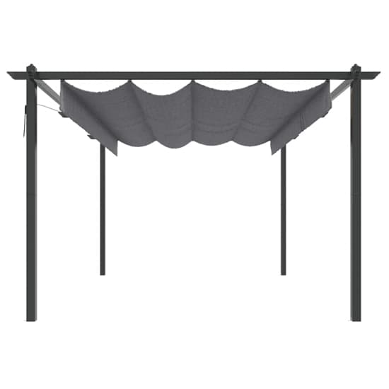 Havro 4m x 3m Garden Gazebo With Retractable Roof In Anthracite_4