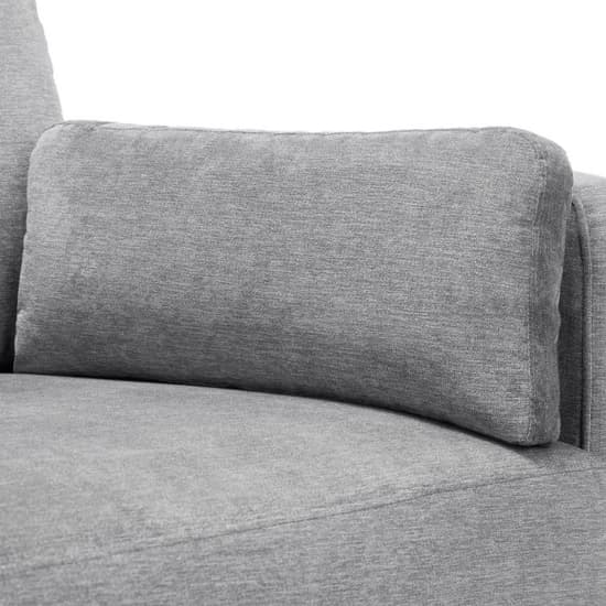 Hachi Chenille Fabric 2 Seater Sofa In Dark Grey_4