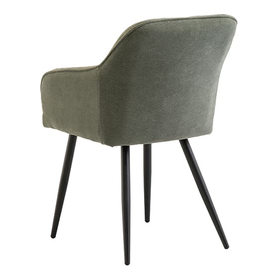 Hazen Fabric Dining Chair In Mint Green With Black Legs_3