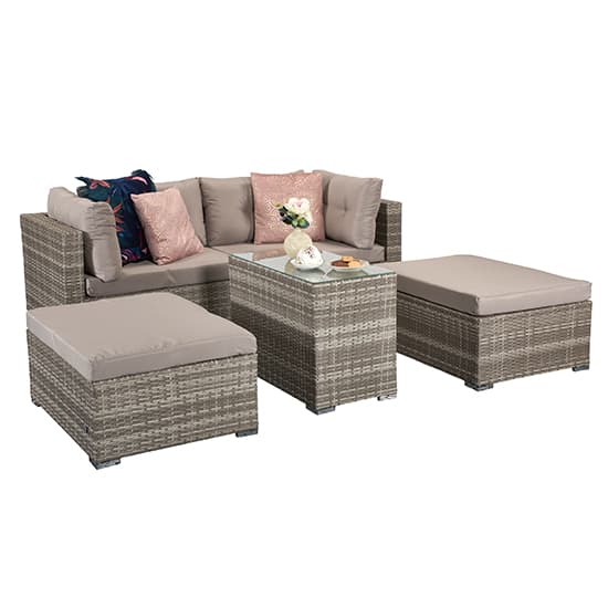 Hekla Wicker Weave Stackable Sofa Set In Grey_4