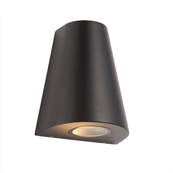 Helm LED 2 Lights Wall Light In Textured Black_5