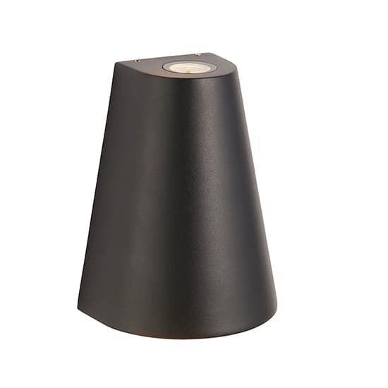 Helm LED 2 Lights Wall Light In Textured Black_6