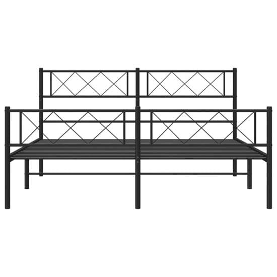 Helotes Metal Small Double Bed In Black_3
