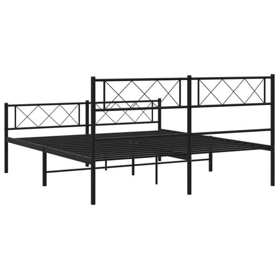 Helotes Metal Small Double Bed In Black_6