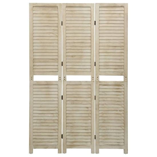 Helsa Wood Paulownia 3 Panels 105cm x 165cm Room Divider_2