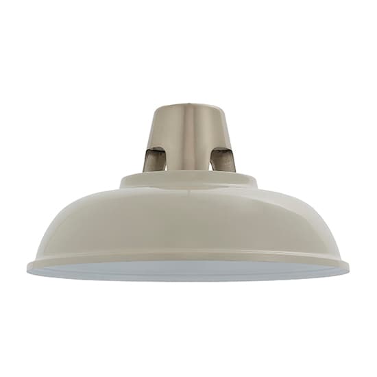 Henley Gloss Taupe Ceiling Pendant Light In Satin Nickel_2