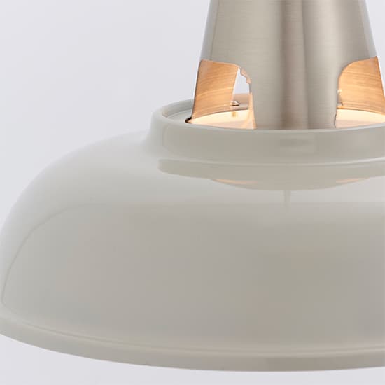 Henley Gloss Taupe Ceiling Pendant Light In Satin Nickel_3