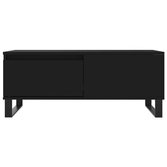 Henry Wooden Coffee Table With 1 Drawer In Black_3