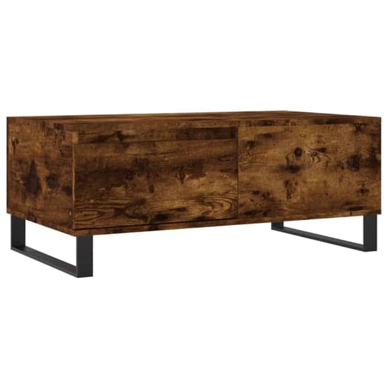 Henry Wooden Coffee Table With 1 Drawer In Smoked Oak_2