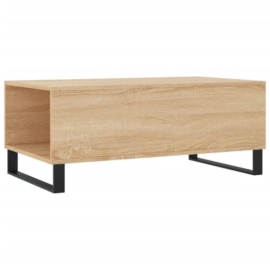 Henry Wooden Coffee Table With 1 Drawer In Sonoma Oak_5