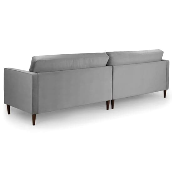 Herbart Plush Velvet 4 Seater Sofa In Grey_2