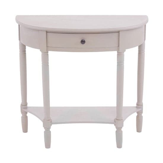 Heritox Curved Console Table 1 Drawer In Vintage Grey_2