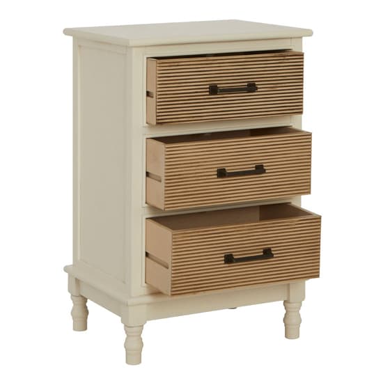 Heritox Wooden Chest Of Drawers In Pearl White_3