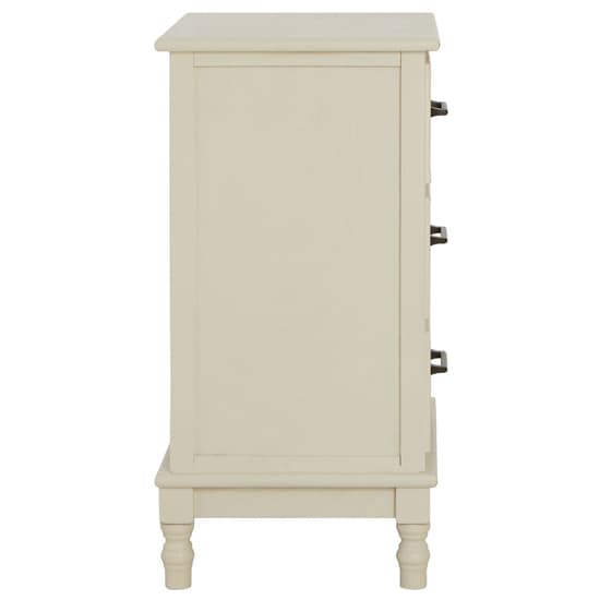 Heritox Wooden Chest Of Drawers In Pearl White_5
