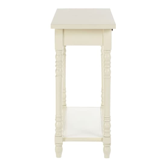 Heritox Wooden Console Table With 2 Drawers In Antique White_3