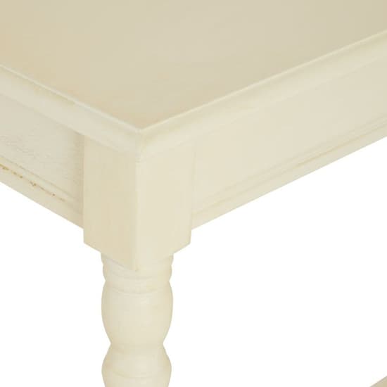 Heritox Wooden Console Table In Antique White_5