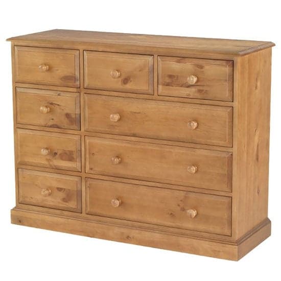 Herndon Wooden Chest Of Drawers In Lacquered With 9 Drawers_2