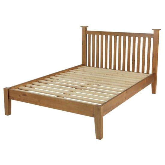 Herndon Wooden Double Bed In Lacquered_2