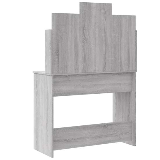 Hervey Wooden Dressing Table In Grey Sonoma Oak With LED_6
