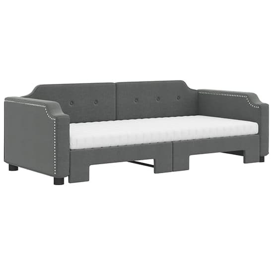 Hervey Fabric Daybed With Guest Bed In Dark Grey_3