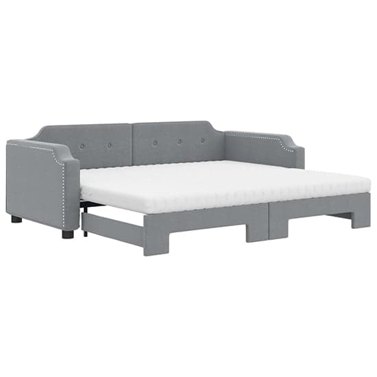 Hervey Fabric Daybed With Guest Bed In Light Grey_2