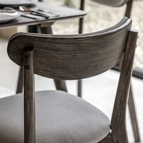 Hervey Smoked Oak Wooden Dining Chairs In Pair_5