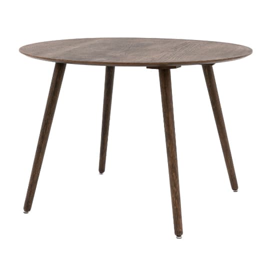Hervey Wooden Dining Table Round In Smoked Oak_1