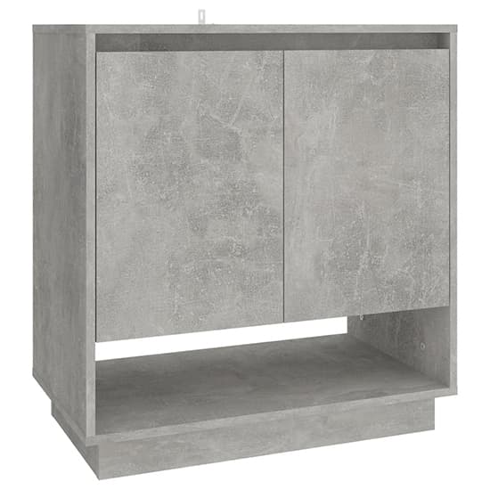 Hestia Wooden Sideboard With 2 Doors In Concrete Effect_3