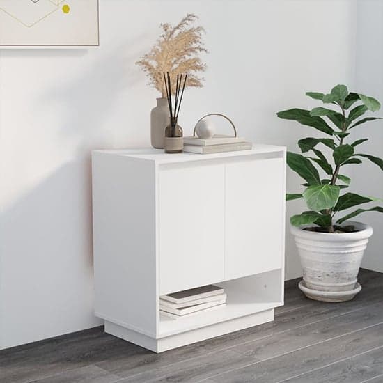 Hestia Wooden Sideboard With 2 Doors In White_2
