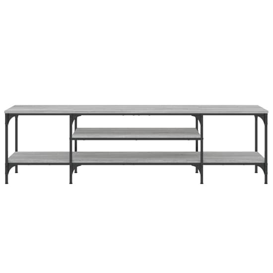 Hetty Wooden TV Stand Large With 2 Shelves In Grey Sonoma Oak_5