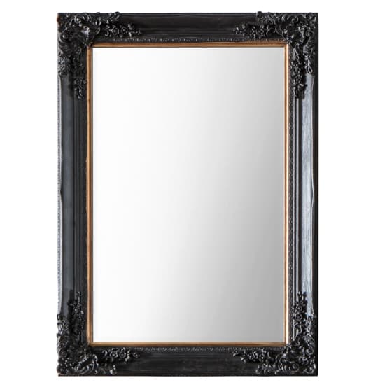 Hickory Rectangular Bevelled Wall Mirror In Antique Black_2