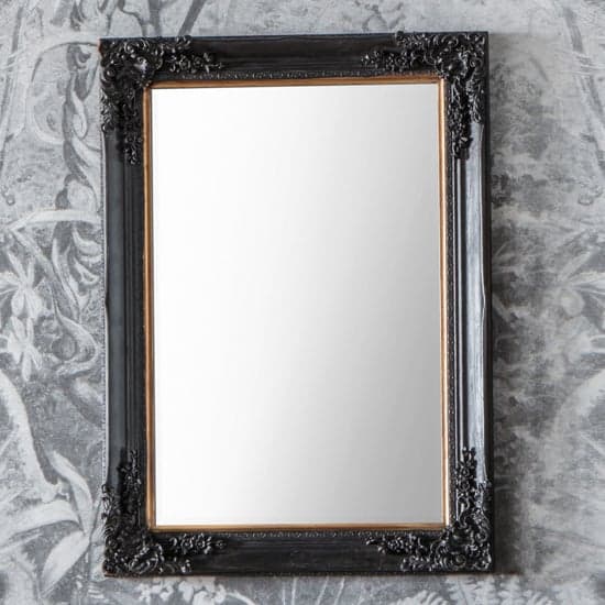 Hickory Rectangular Bevelled Wall Mirror In Antique Black_1
