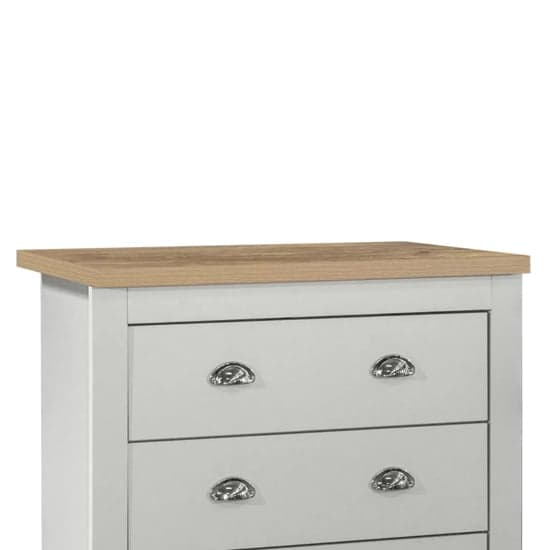 Highland Wooden Chest Of 4 Drawers In Grey And Oak_2