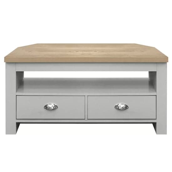 Highland Wooden Corner TV Stand In Grey And Oak_3