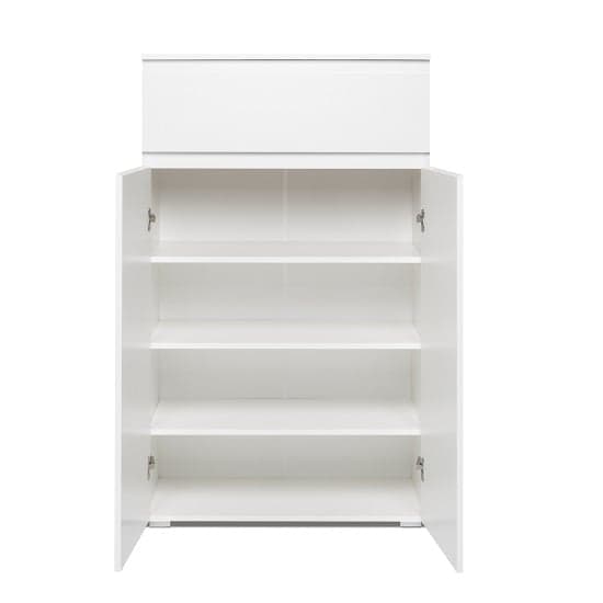 Hilary Modern Wooden Shoe Storage Cabinet In White_2